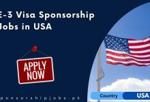 E-3 Visa Sponsorship Jobs in USA