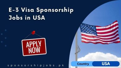 E-3 Visa Sponsorship Jobs in USA