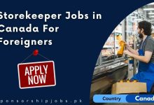 Storekeeper Jobs in Canada For Foreigners