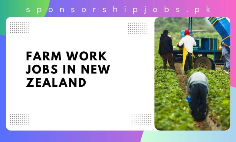 Farm Work Jobs in New Zealand