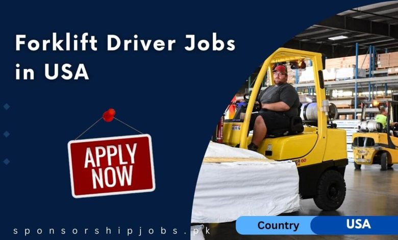 Forklift Driver Jobs in USA