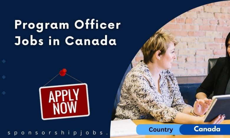 Program Officer Jobs in Canada