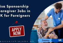 Visa Sponsorship Caregiver Jobs in UK for Foreigners