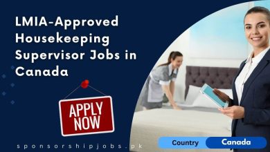 LMIA-Approved Housekeeping Supervisor Jobs in Canada