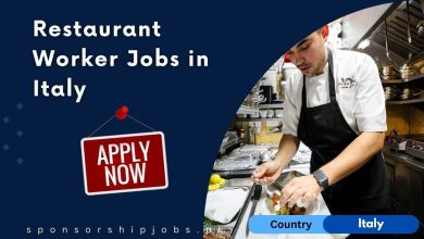 Restaurant Worker Jobs in Italy