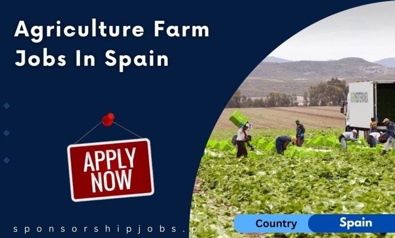 Agriculture Farm Jobs In Spain