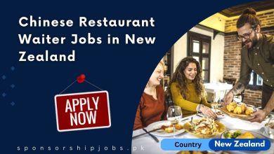 Chinese Restaurant Waiter Jobs in New Zealand