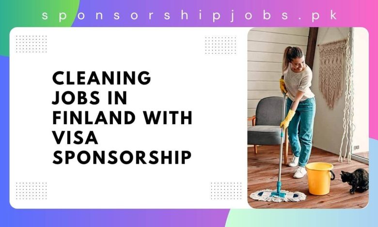 Cleaning Jobs in Finland with Visa Sponsorship