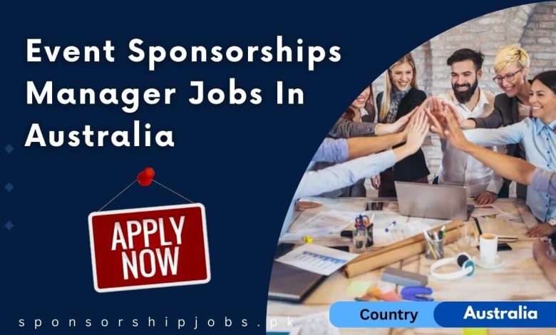 Event Sponsorships Manager Jobs In Australia