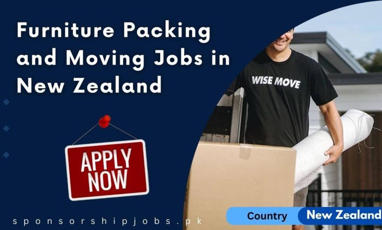 Furniture Packing and Moving Jobs in New Zealand