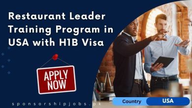 Restaurant Leader Training Program in USA with H1B Visa