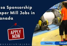 Visa Sponsorship Paper Mill Jobs in Canada