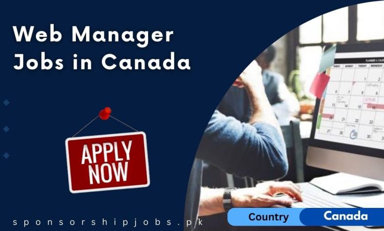 Web Manager Jobs in Canada