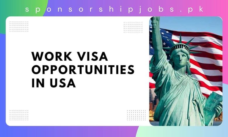 Work Visa Opportunities in USA