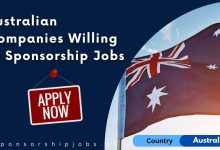 Australian Companies Willing to Sponsorship Jobs