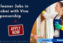 Cleaner Jobs in Dubai with Visa Sponsorship