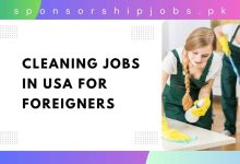 Cleaning Jobs in USA For Foreigners