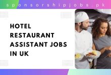 Hotel Restaurant Assistant Jobs in UK