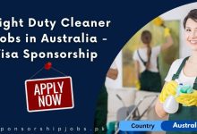 Light Duty Cleaner Jobs in Australia - Visa Sponsorship