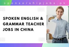 Spoken English & Grammar Teacher Jobs in China