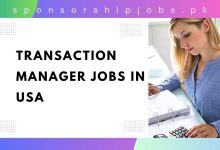 Transaction Manager Jobs in USA