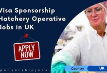 Visa Sponsorship Hatchery Operative Jobs in UK