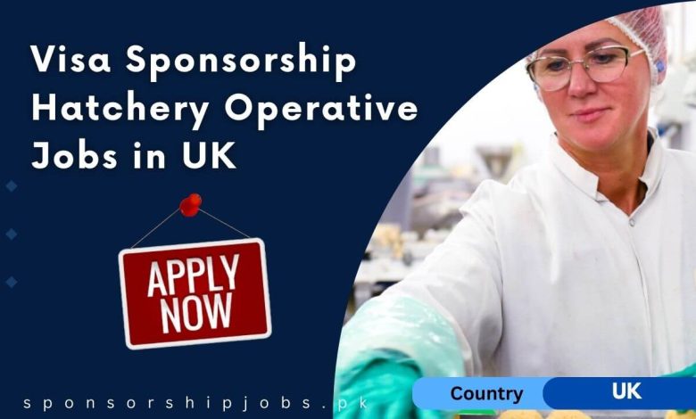 Visa Sponsorship Hatchery Operative Jobs in UK