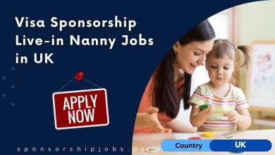 Visa Sponsorship Live-in Nanny Jobs in UK