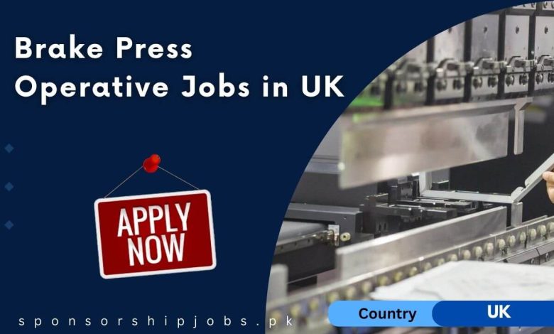 Brake Press Operative Jobs in UK