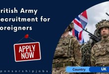 British Army Recruitment for Foreigners