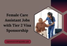 Female Care Assistant Jobs with Tier 2 Visa Sponsorship