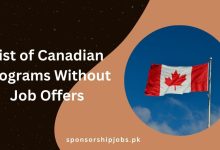 List of Canadian Programs Without Job Offers