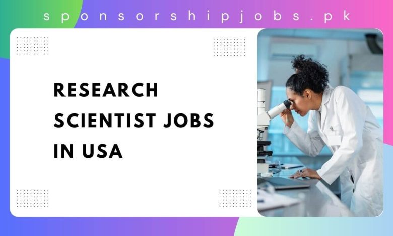 Research Scientist Jobs in USA