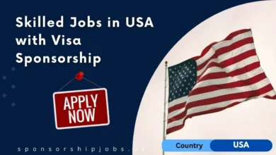 Skilled Jobs in USA with Visa Sponsorship