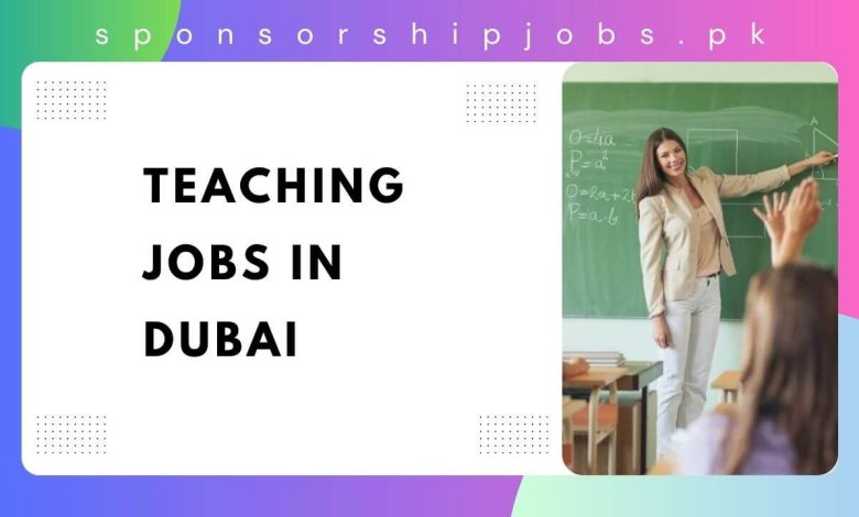 Teaching Jobs in Dubai