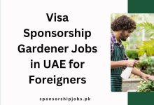 Visa Sponsorship Gardener Jobs in UAE for Foreigners