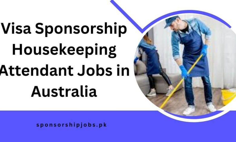 Visa Sponsorship Housekeeping Attendant Jobs in Australia