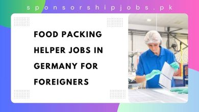 Food Packing Helper Jobs in Germany For Foreigners