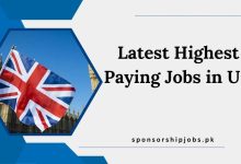 Latest Highest Paying Jobs in UK