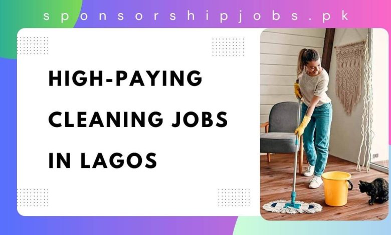 High-Paying Cleaning Jobs in Lagos