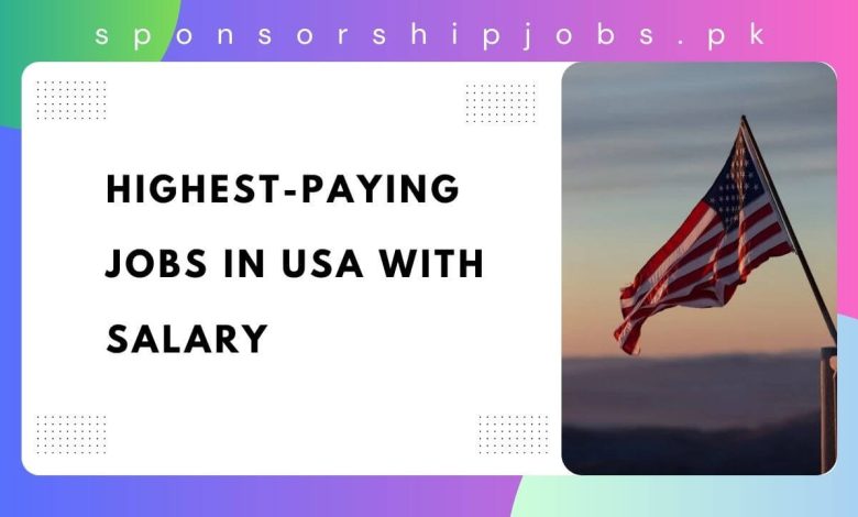 Highest-Paying Jobs in USA With Salary