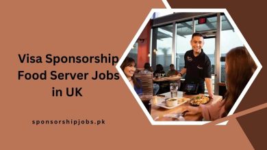 Visa Sponsorship Food Server Jobs in UK