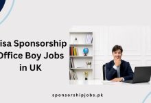 Visa Sponsorship Office Boy Jobs in UK