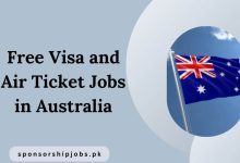 Free Visa and Air Ticket Jobs in Australia