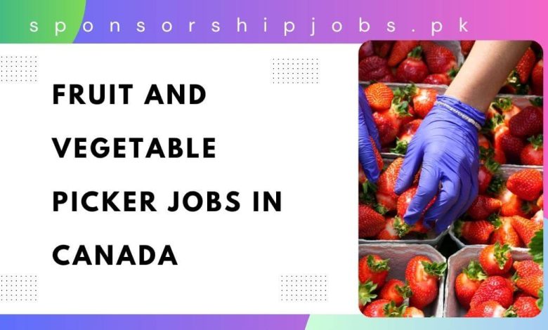 Fruit and Vegetable Picker Jobs in Canada