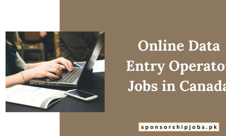 Online Data Entry Operator Jobs in Canada