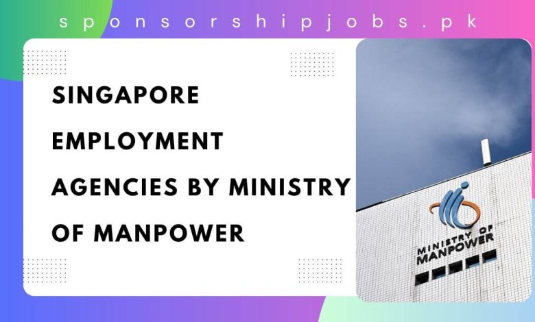 Singapore Employment Agencies by Ministry of Manpower