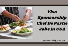 Visa Sponsorship Chef De Partie Jobs in USA