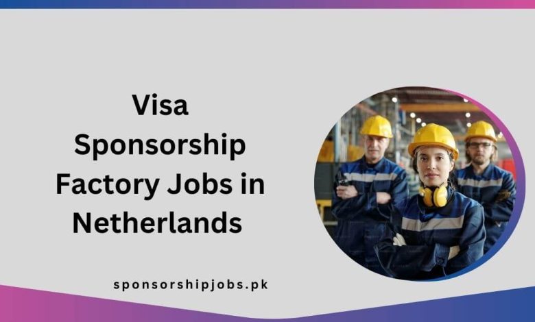 Visa Sponsorship Factory Jobs in Netherlands