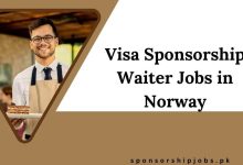 Visa Sponsorship Waiter Jobs in Norway